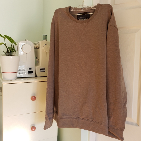 Jachs Other - Jachs NY Premium Outdoor Purveyors Tan Crewneck Fleece Lined Sweater Size XL